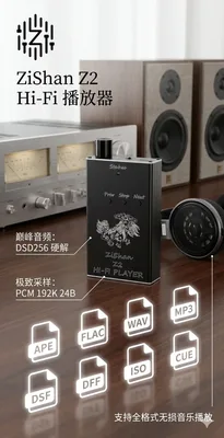 Zishan Z2 hifi DSD 하드 솔루션 무손실 오디오파일 음악 플레이어 MP3 워크맨 ES9018 이어 앰프 DIY
