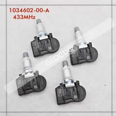 테슬라 모델 3 S X용 TPMS 센서, 타이어 공기압 4X, 433Mhz, 1034602-00-A, 1034602-00-C, 1074812-00-B