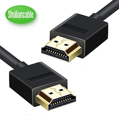 Shuliancable 고속 hdmi 케이블 2.0 4 k 1080 p 3d hd tv xbox ps3 컴퓨터 0.3m 1m 1.5m 2m 3m 5m 7.5m 10m